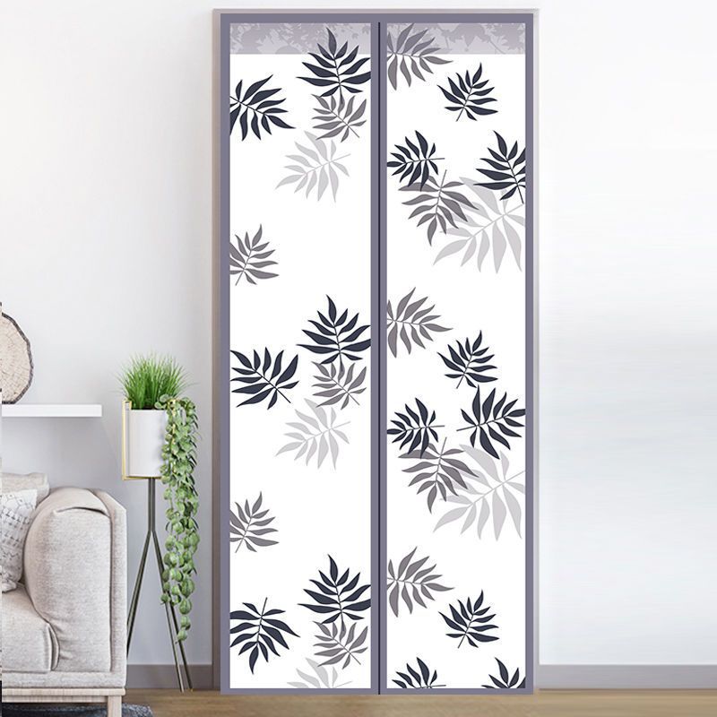 Air Conditioning Door Curtain, Air Conditioning Partition Curtain, Winter Warmth and Windproof, Household Oil Fume-Proof, Self-Absorbing Bathroom Shielding, Fully Enclosed