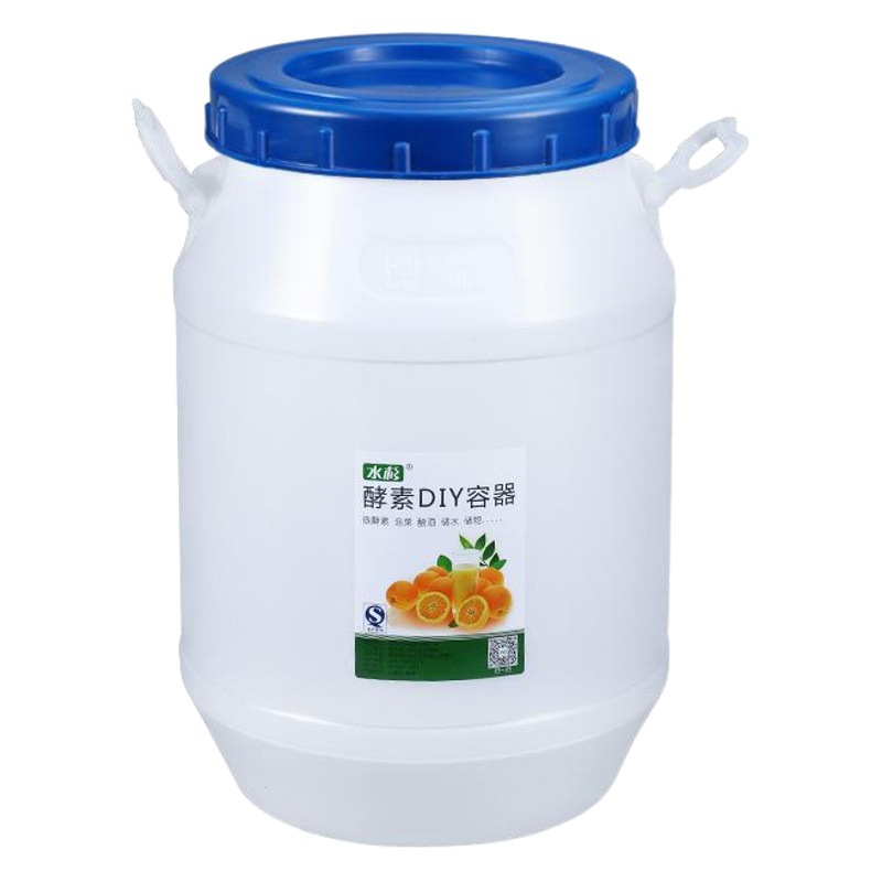 Cubo de fermentación engrosado de grado alimenticio de metasequoia 20-50L Cubo de miel sellado de gran capacidad Cubo de plástico de gran tamaño para chucrut