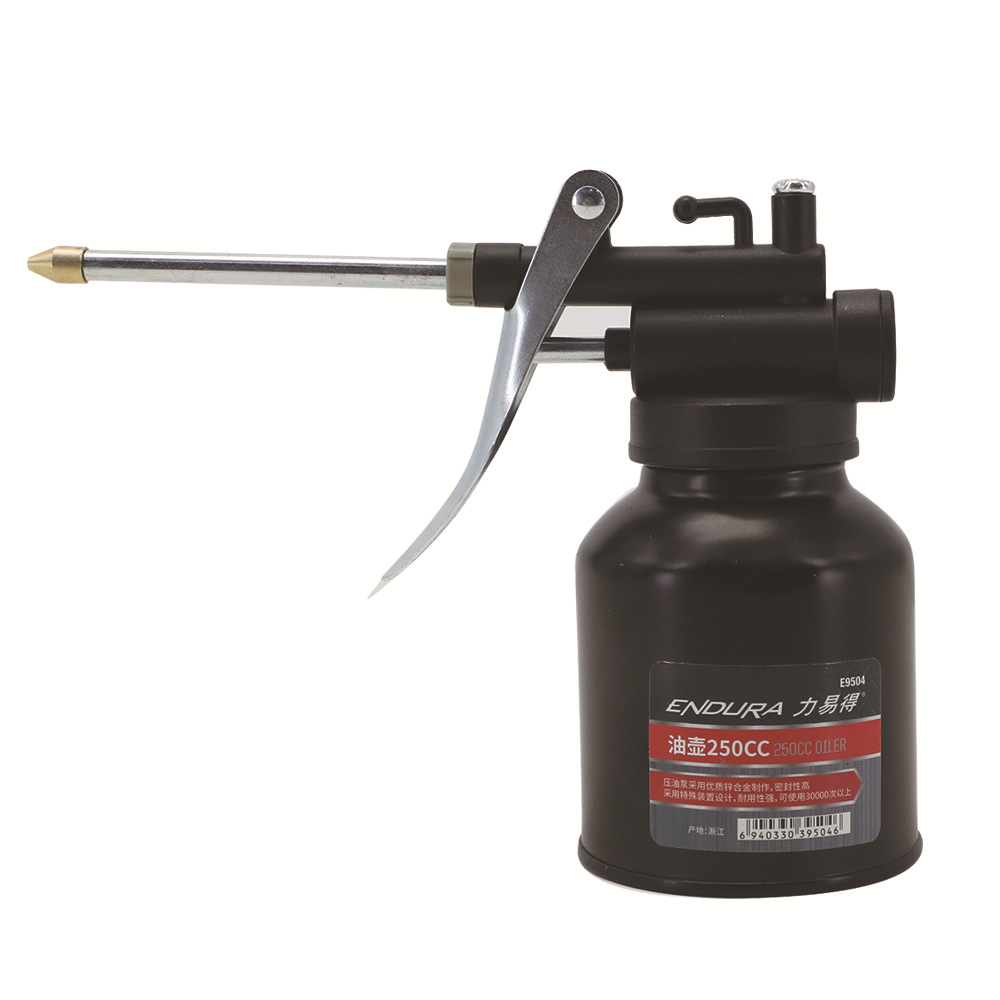 力易得高压机油壶机油枪压力油壶250CC E9504