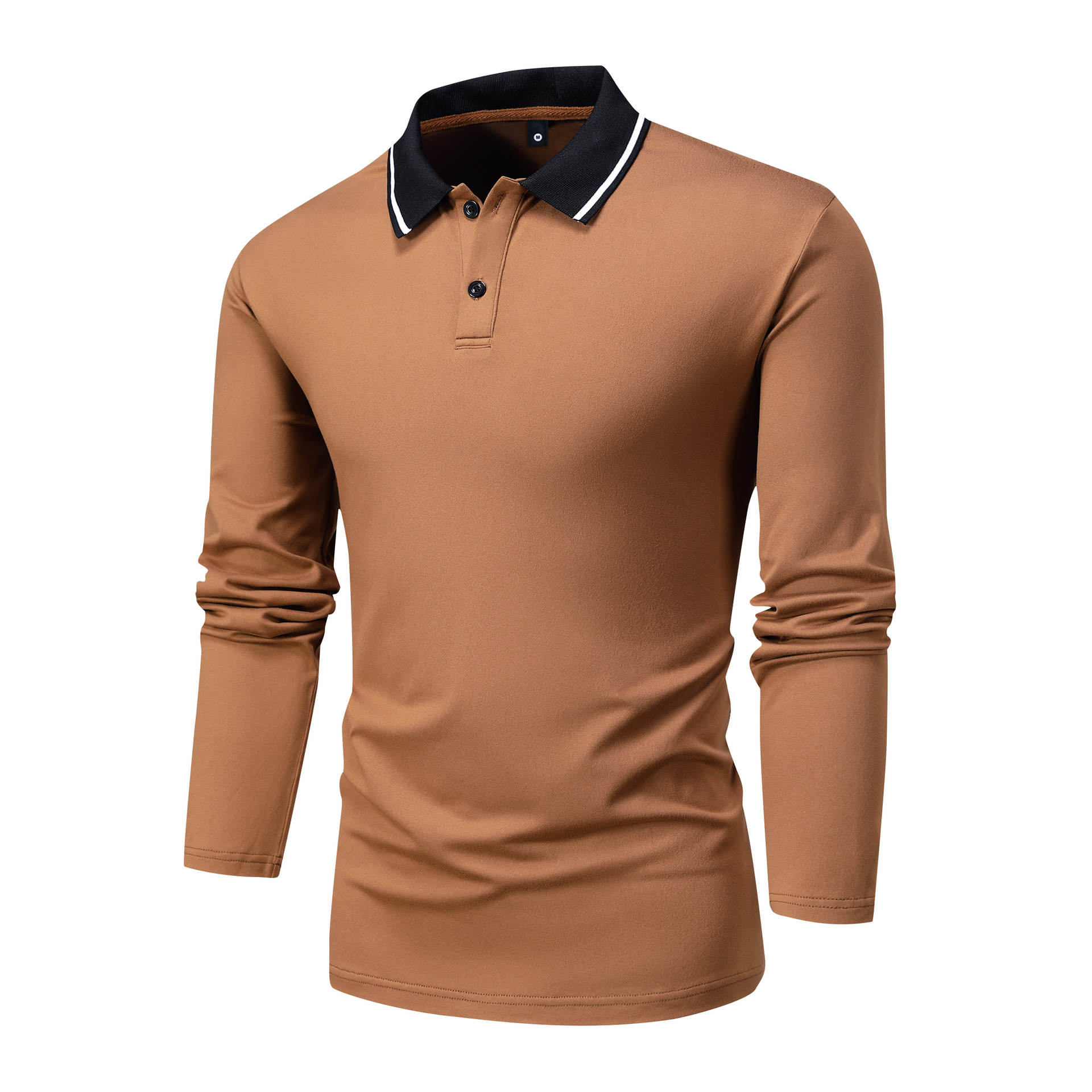 Muška polo majica s gumbima za proljeće i jesen_voghion.com