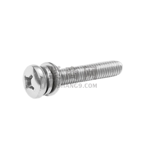 Aozhan Aofeng 304 stainless steel cross pan head combination screw round head assembly GB9074.4 M3M4