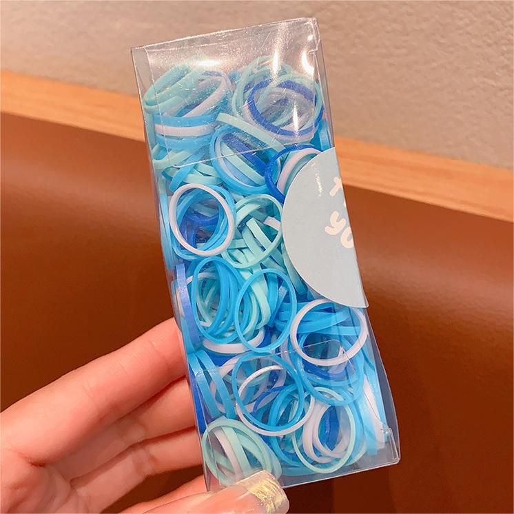 Caja de correa para niños, anillo de cabello para bebés, alta elasticidad, cabello para bebés, cabello mini para niñas