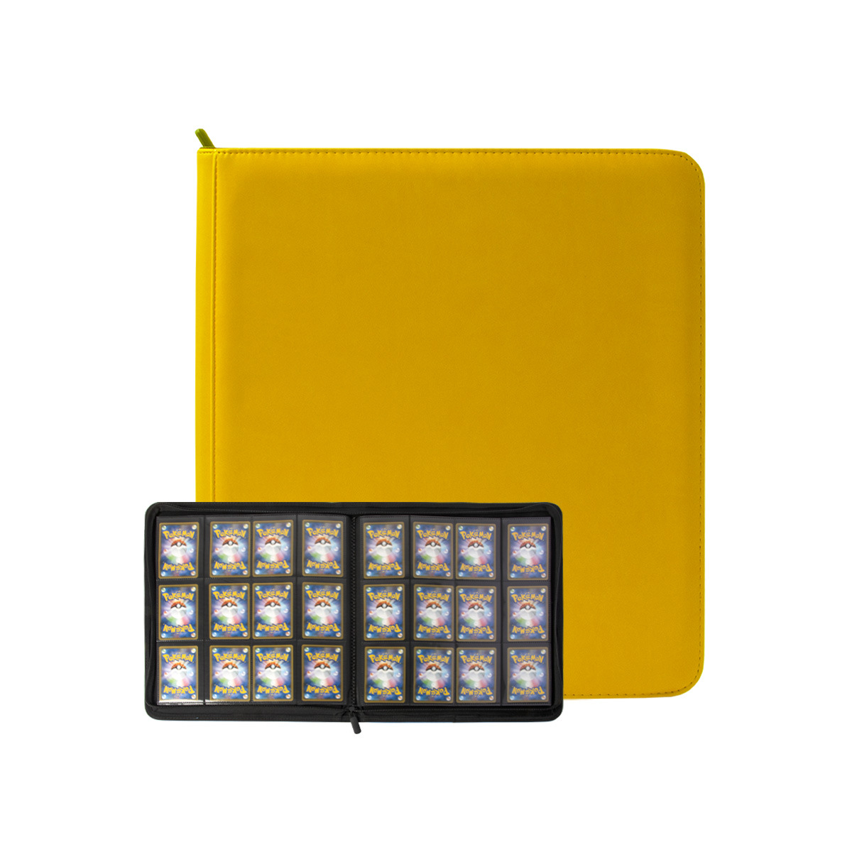 Cuero pu12 cremallera tarjeta libro anime juego tarjeta de almacenamiento libro Ultraman colección tarjeta estrella manual al por mayor