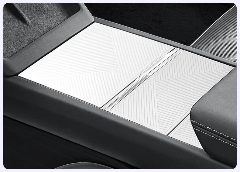 Suitable for Tesla's New Version of Model Y/3 Silicone Central Control Panel Stickers to Protect Interior Modifications and Decorative Accessories