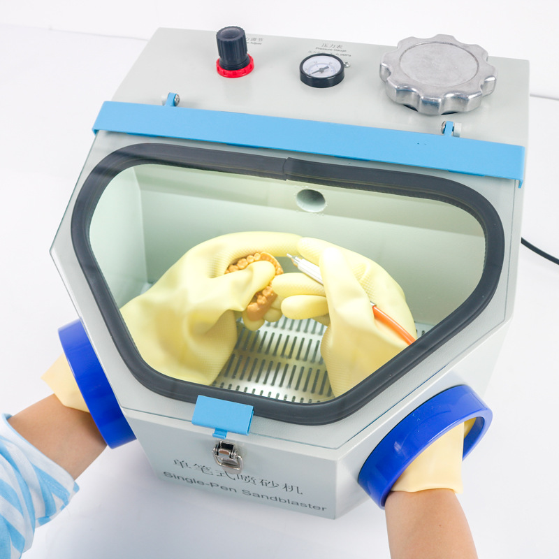 Máquina de chorro de arena dental versión mejorada de la máquina de chorro de arena de un solo bolígrafo de la lámpara LED Máquina de chorro de arena de alúmina Máquina de chorro de arena de doble bolígrafo para mecánico