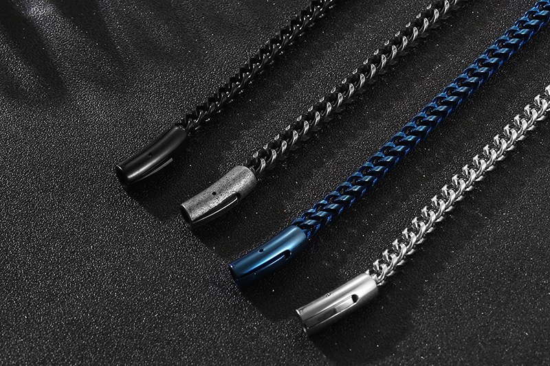 Bracelets Classification Simple Style Geometric Stainless Steel Plating Bracelets 1 Piece
