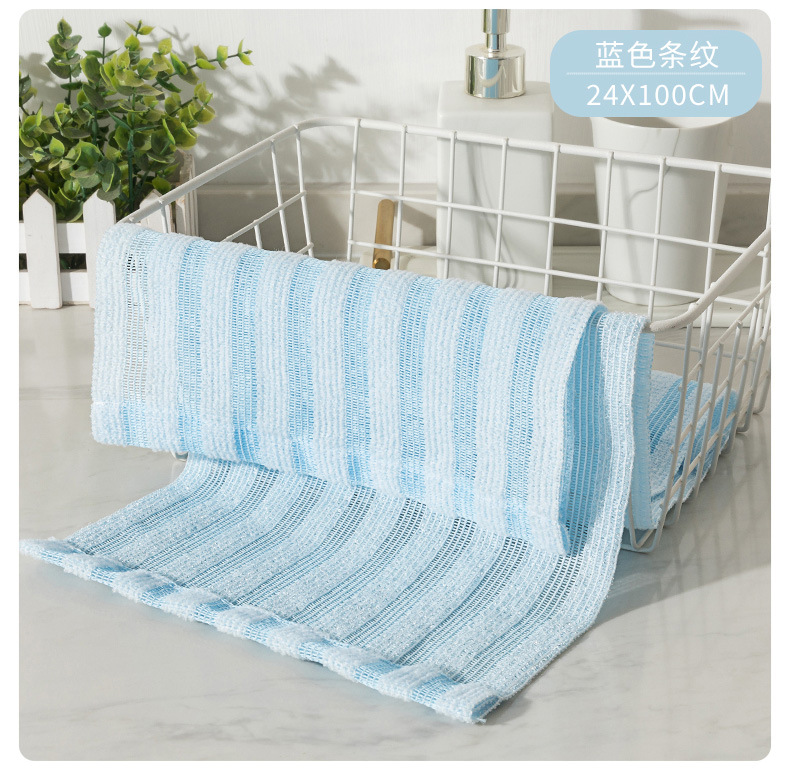 Japanese-Style Sauna Exfoliating Bath Towel Home Bathing Bubble Washing Back Scrubbing Strip Unisex Korean Long Bath Towel Wholesale