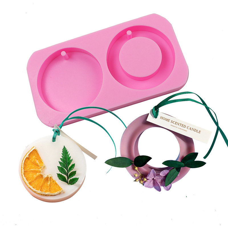 Bricolaje molde de silicona aromaterapia yeso jabón hecho a mano hoja de cera aromaterapia lista molde epoxi utensilios para hornear fabricante
