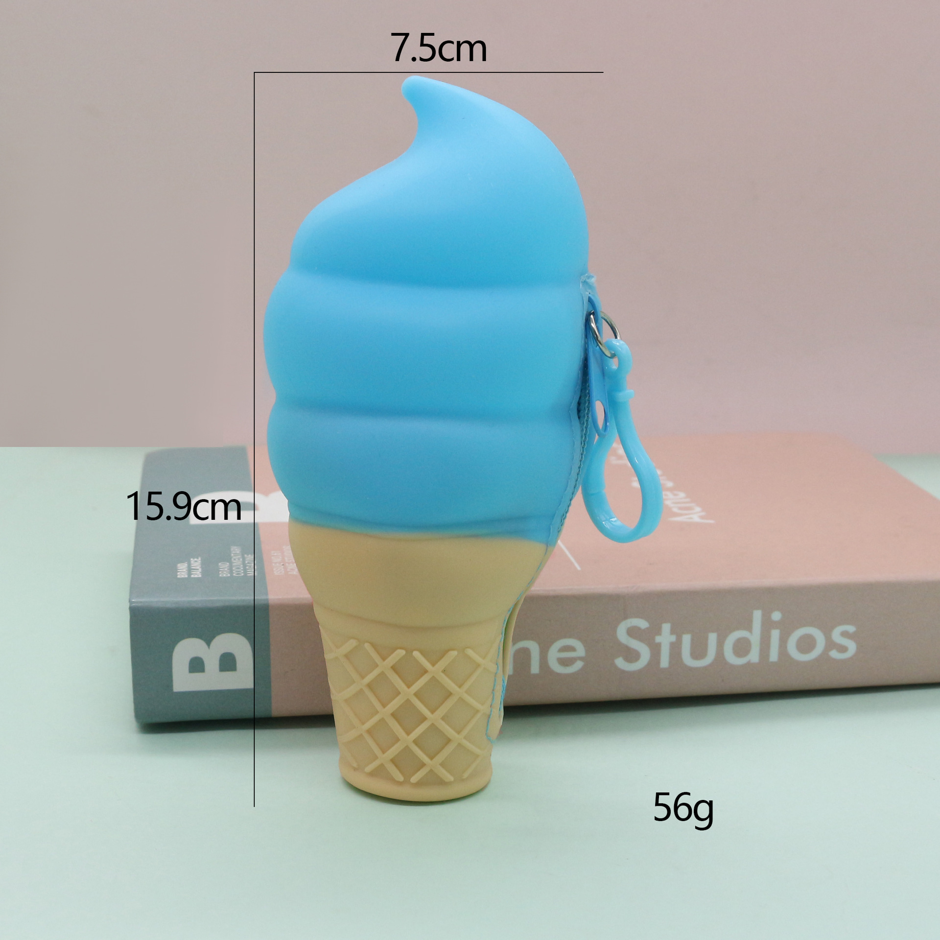 Blue Ice Cream Zero Wallet