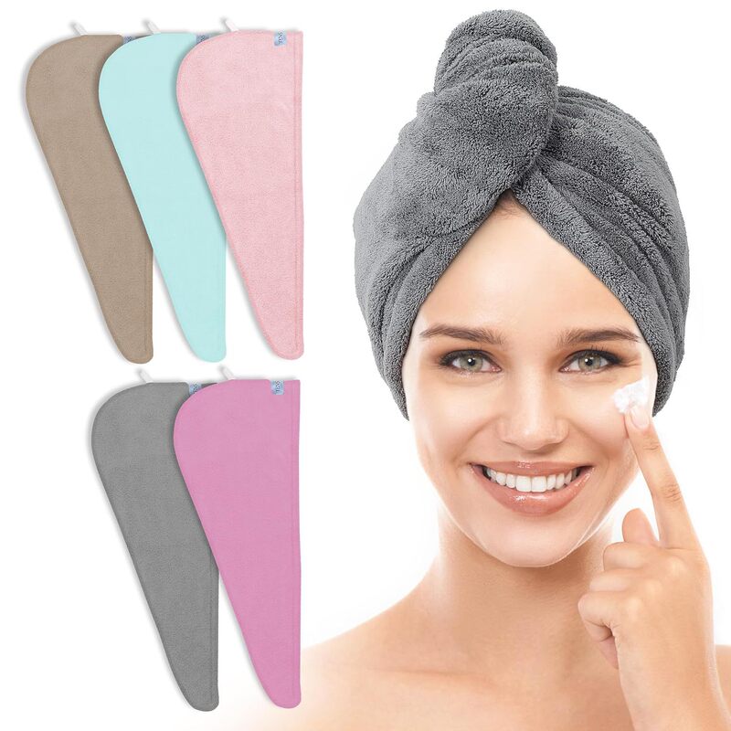 Microfiber curly hair towel absorbent dry hair towel women children hair care accessories wet hair headscarf hair towel