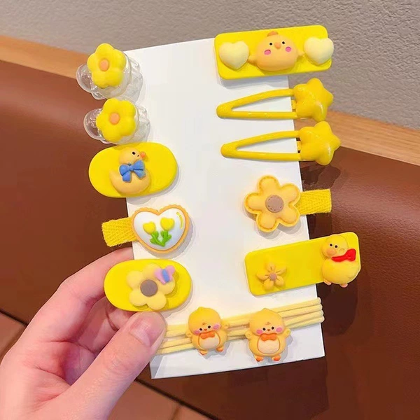 7#j65 yellow flower 12 pieces