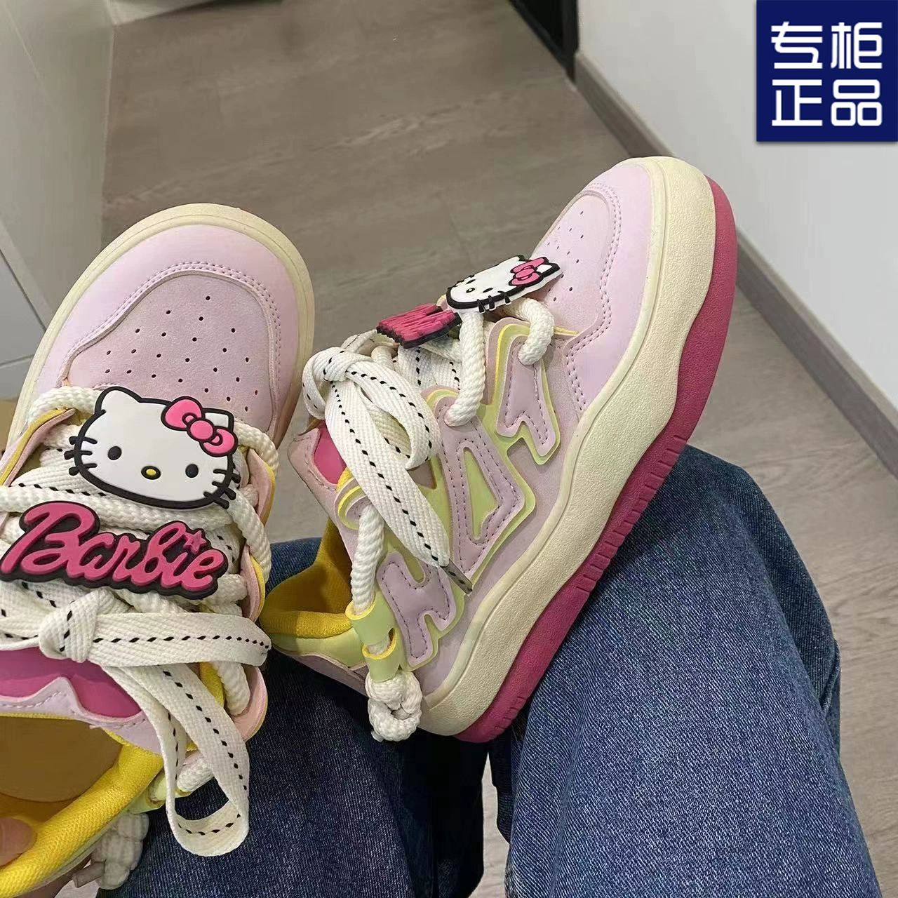 2024 новый оригинальный Kitty Совместное название хлебобулочные туфли