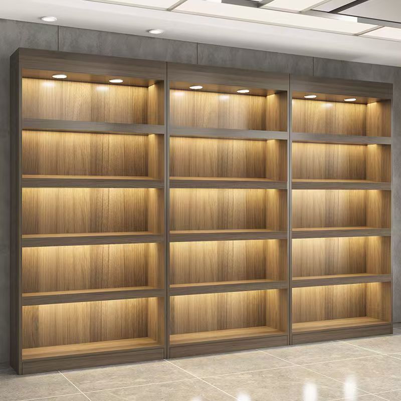 Hotel Wine Cabinet Against the Wall Commercial Combination Supermarket Living Room Simple Shelf Multi-Layer Storage Rack Display Cabinet Red Wine Cabinet White Wine
