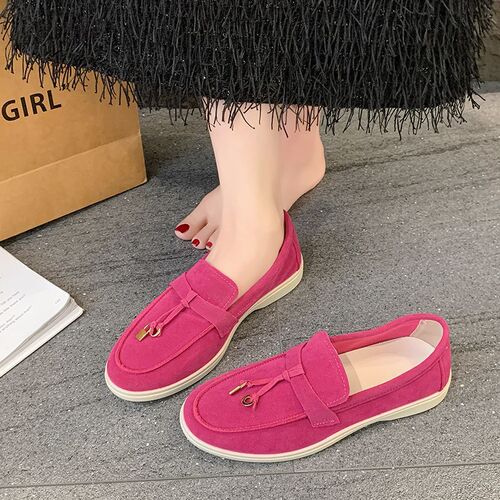 35-43 size new flat women's shoes with soft soles, 41 women's sports casual shoes, 40 women's plus size moccasins with tassels, 42