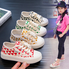 New style sneakers for boys and girls 2023 spring and summer comfortable and breathable trendy medium and large children's canvas shoes casual shoes children's shoes