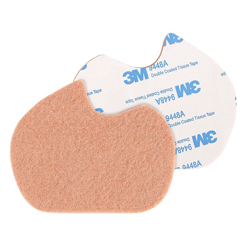 Фетровая передняя полуподушка, утолщенная обувь на высоком каблуке, полуразмерная подушечка, термоусадочная подушечка, декомпрессионная противоизносная наклейка на пятку, случайная подушечка для передней части стопы