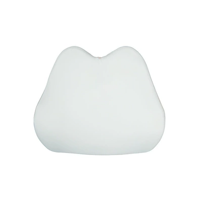 Foam Car Lumbar Support Pillow – Headrest - ice-silk-memory-cotton-milk-tea-white-waist