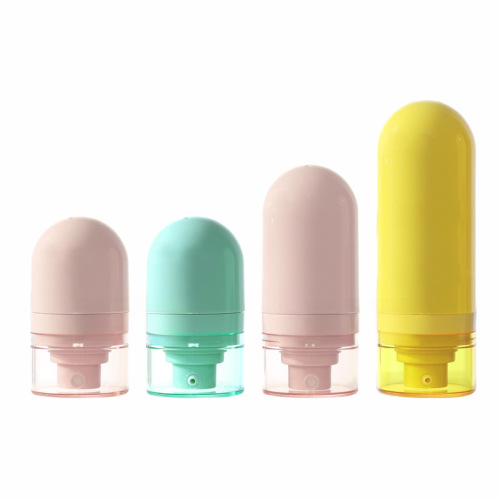 36-tooth upside-down vacuum emulsion bottle 15ml 30ml 50ml macaron cosmetic atomizer bottle ABS filling bottle