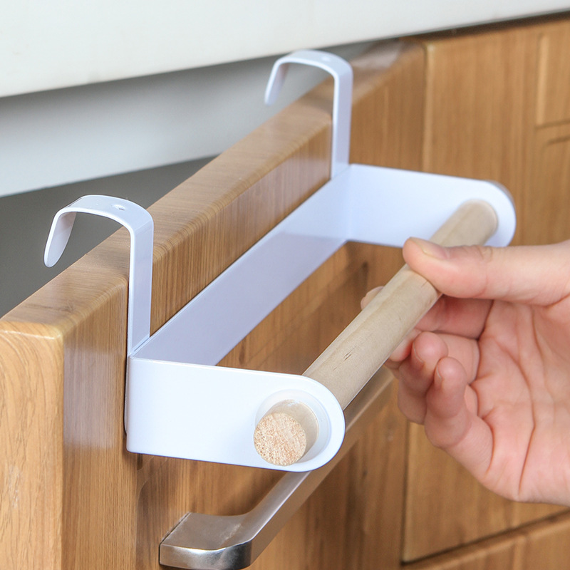 Donating towel rack kitchen thickened rag storage door back bathroom towels, bathroom shelf towel towel hanging rack