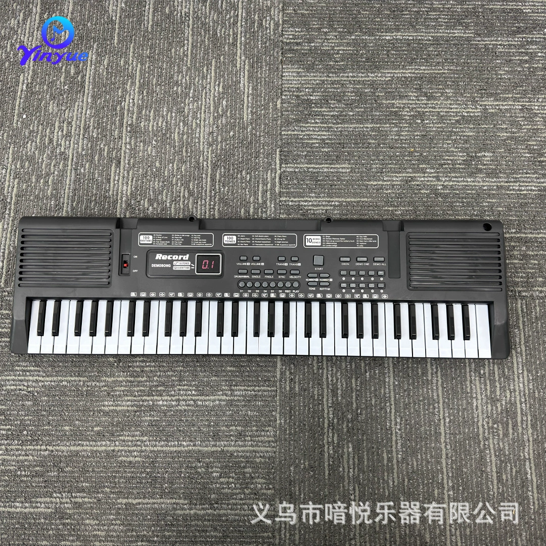 Yiyue 61 Кнопка трансграничная детская игрушка на клавиатуре многофункциональная головоломка для раннего обучения может играть музыку через границу