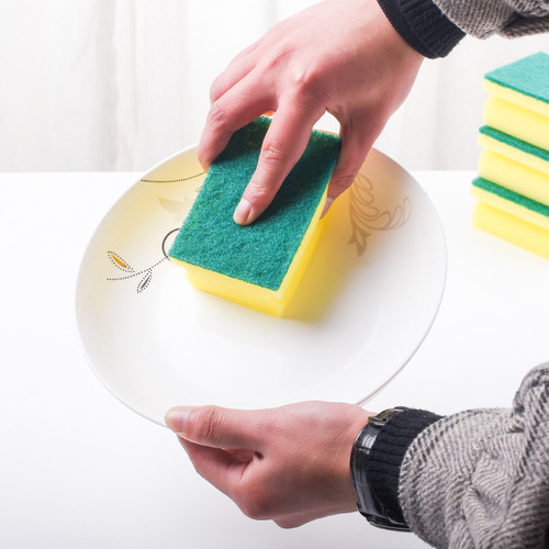 Powerful decontamination cleaning sponge, magic sponge, magic sponge, kitchen dishwashing sponge, single piece