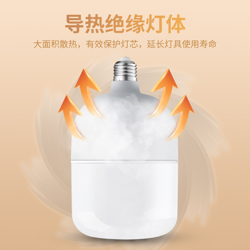 Bombilla LED de bajo consumo para uso doméstico, base de rosca E27, luz cálida, protección ocular, iluminación interior de fábrica, alta reproducción cromática, protección ocular.