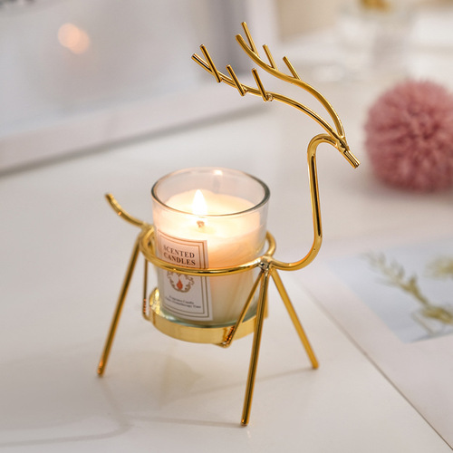 Table Iron Candle Holder, Luxurious Valentine's Day Decor, Candlelight Dinner Prop, Nordic INS Atmosphere Arrangement, Romantic