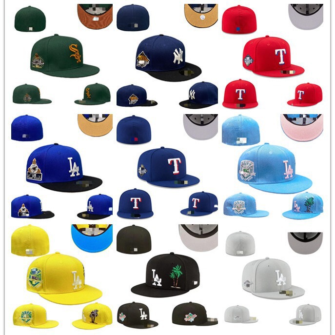 2025 Export New Closed Hat La Dodge Team Baseball Cap Men and Women Embroidered Wide Brim Team Hip-Hop Size Hat