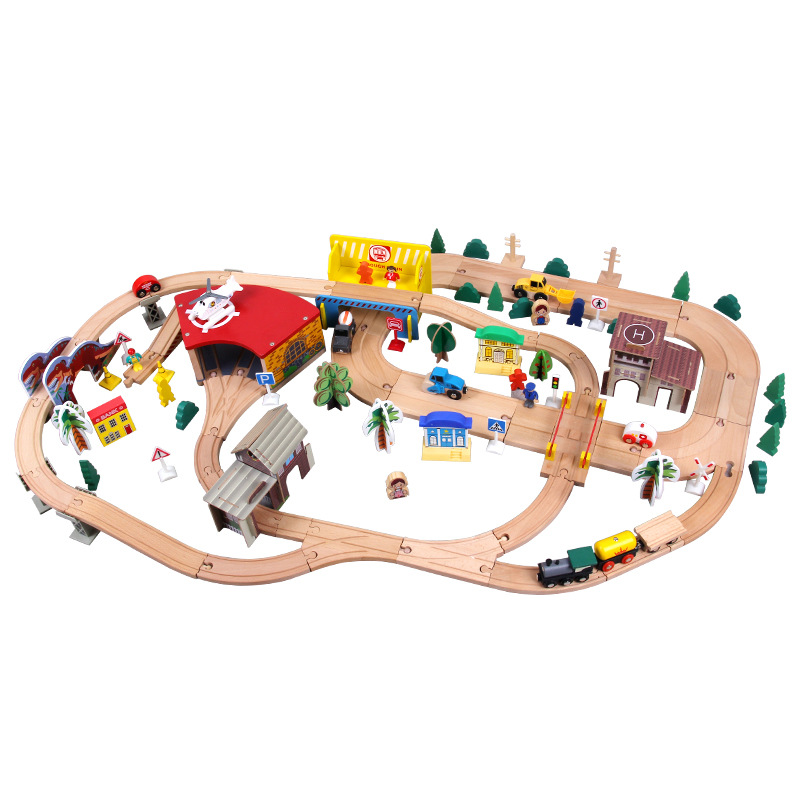 Thomas Train Track juguetes de madera para niños, bebé de aventura, juguetes prácticos de desmontaje y montaje