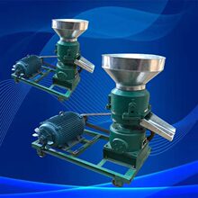 电动小型颗粒机价格 花生壳饲料颗粒机 养驴养牛用饲料造粒机