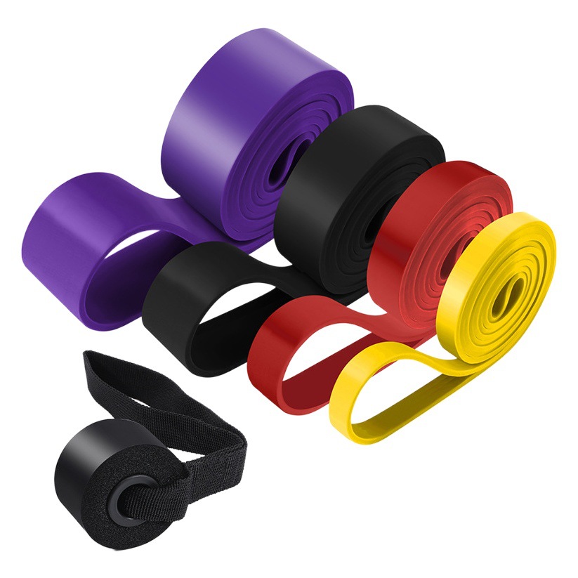 Anillo de yoga banda elástica multiusos TPE banda de resistencia fitness deportes entrenamiento de fuerza 2080 anillo grueso banda de tensión