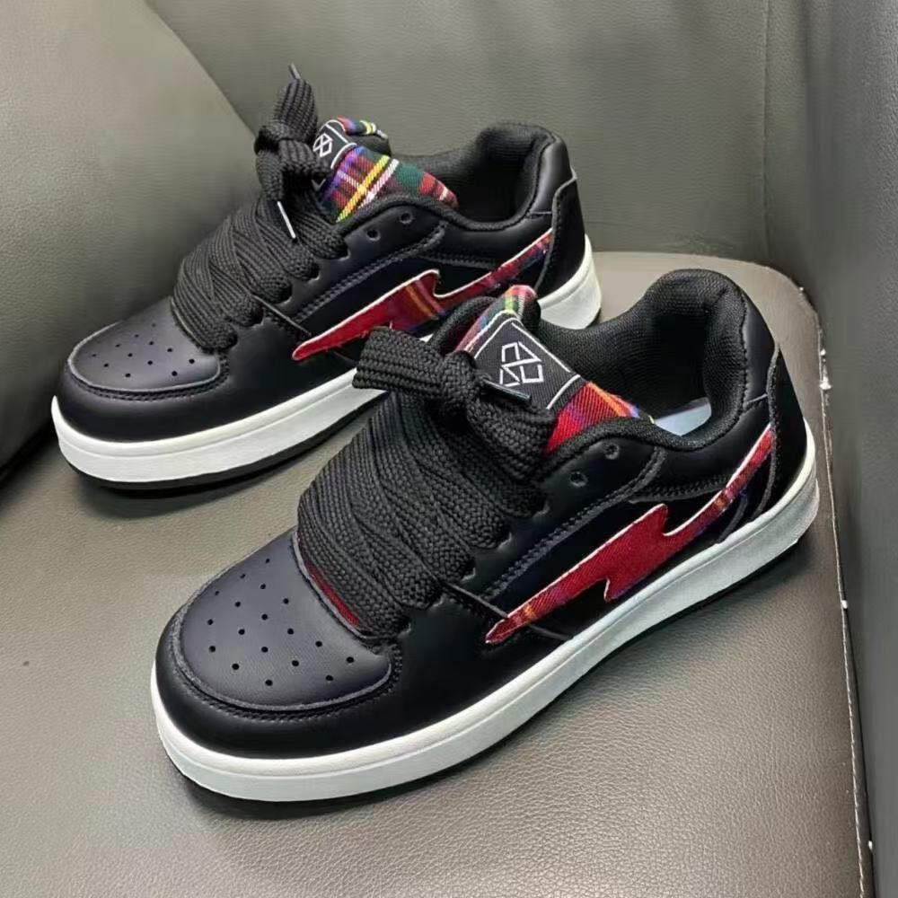 2025 original negro gordo pan retro deportes y ocio marea nacional pareja todo-fósforo zapatillas para hombres y mujeres con el mismo estilo ultraligero