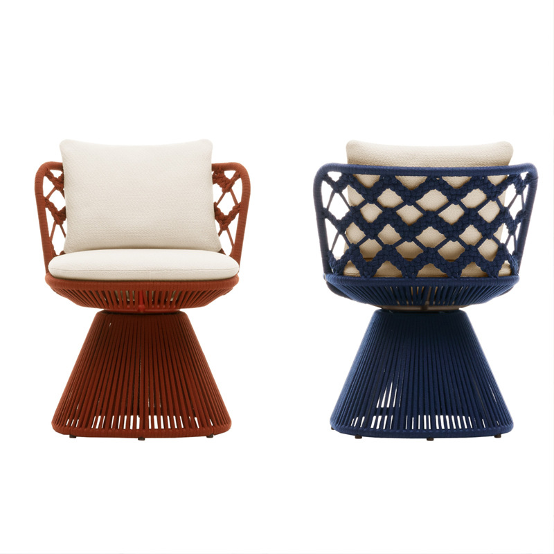 戶外陽台休閒桌椅組合簡約現代藤編北歐單人椅三件套酒店露台家具