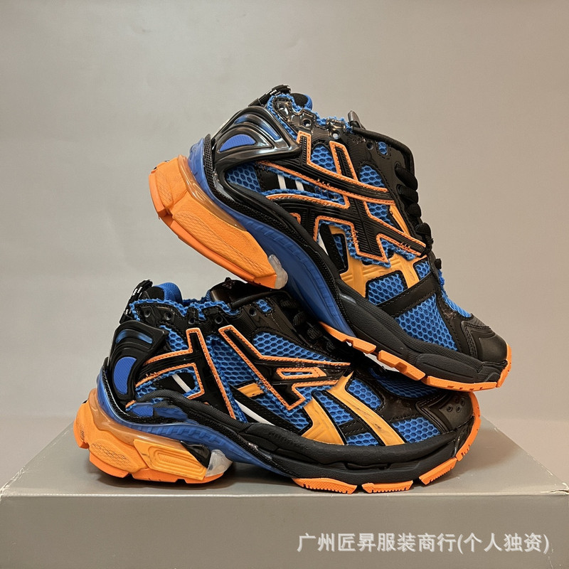 跨境专供毒家现货25ss纯原版本巴黎B家涂鸦做旧休闲运动鞋|undefined