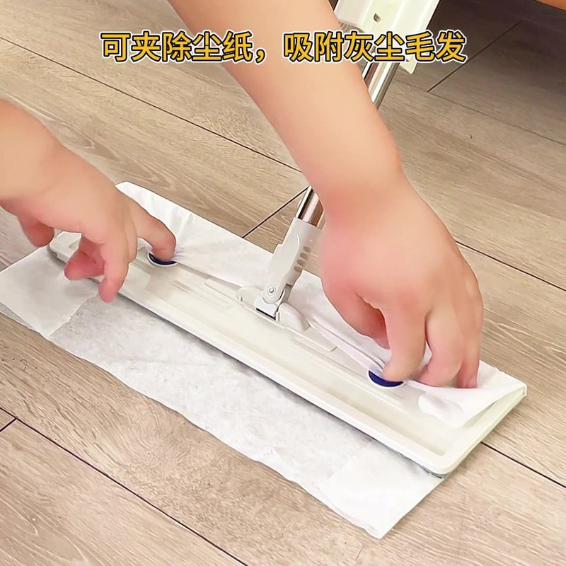 升级款免手洗平板拖把家用木地板墩布拖把懒人平板拖把免手洗跨境|undefined