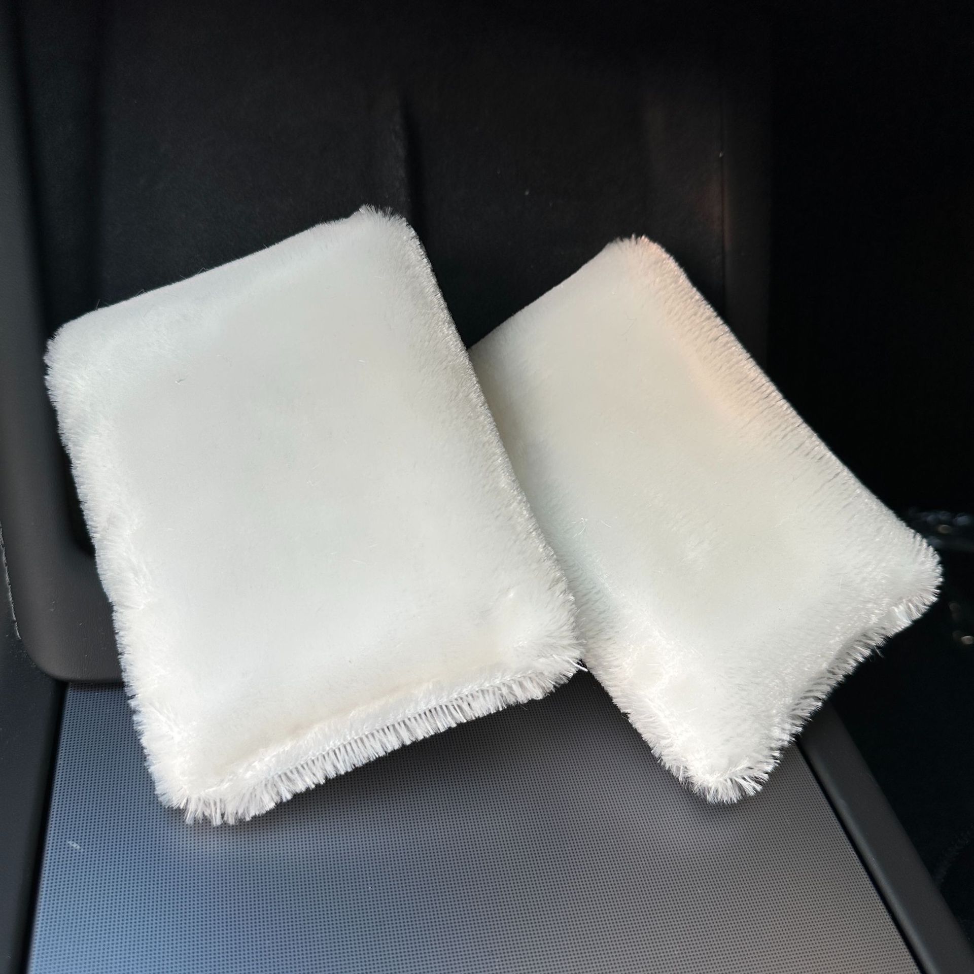Qìchē Microfiber Car Interior Cleaning Sponge for Car Detailing Shops (Car cleaning tools) - white-13103cm30g