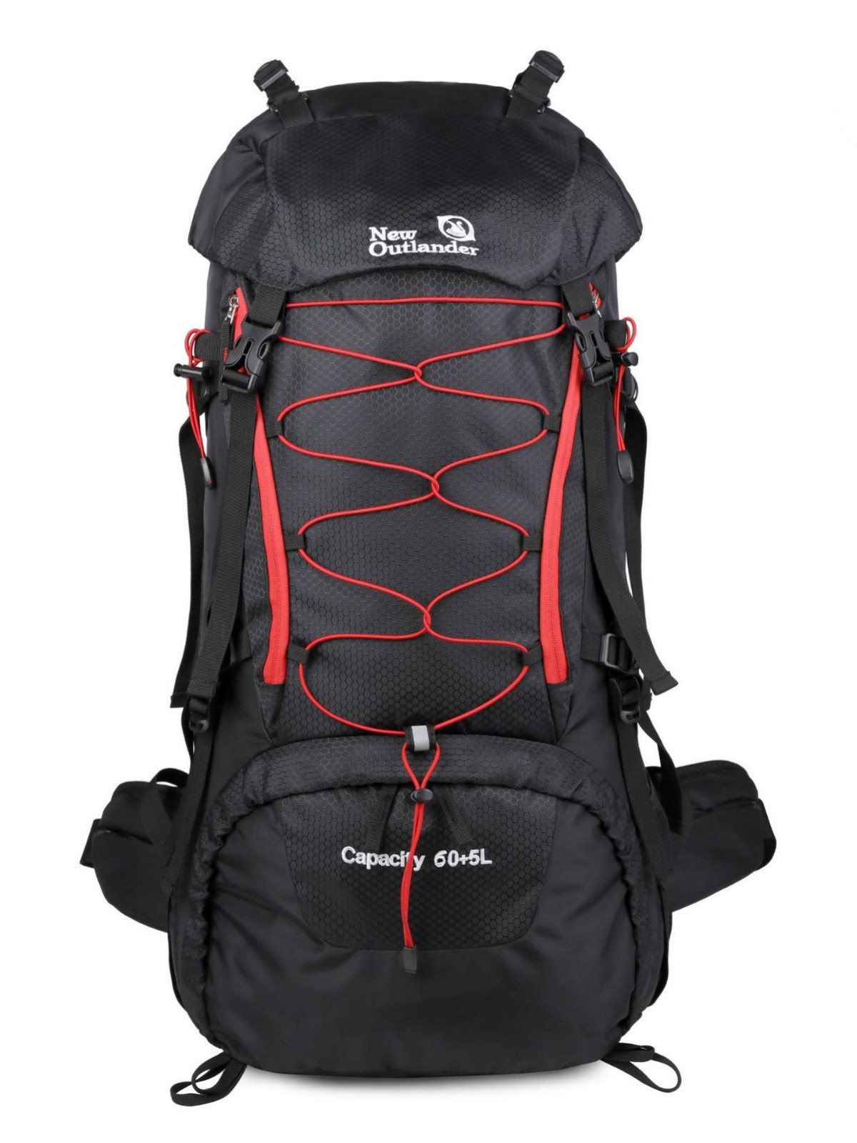 Transfronterizos nueva mochila al aire libre 60L gran capacidad de nylon viaje camping caminata mochila de montaña