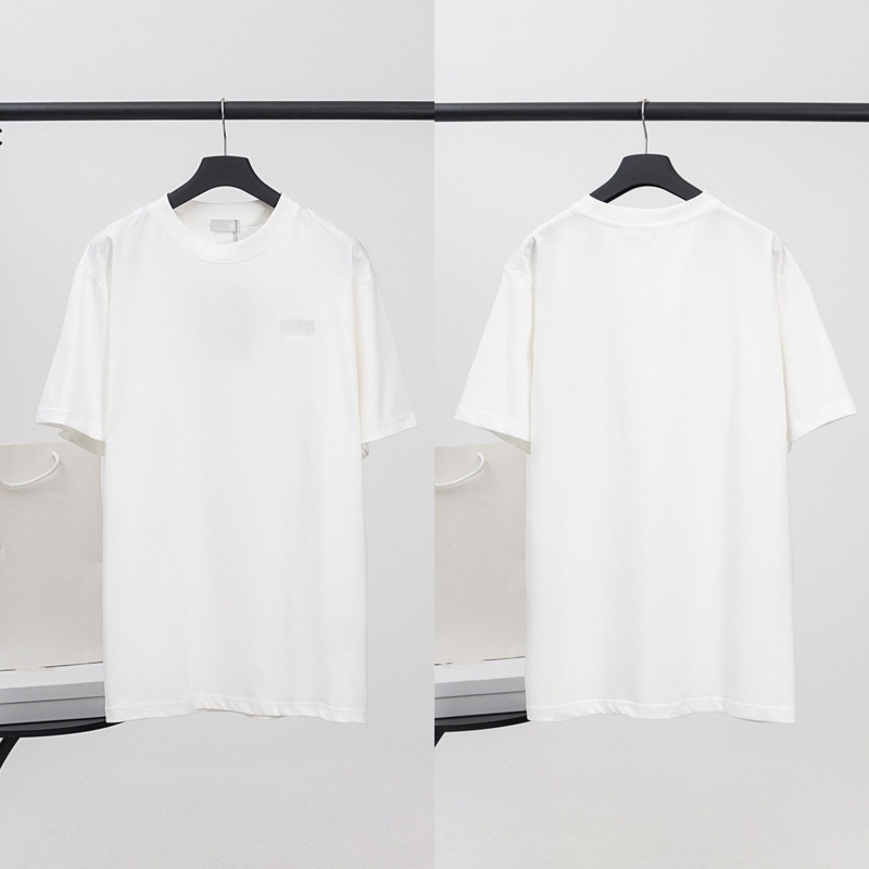 スポットハイバージョン Dijia S25 夏新作刺繍プリント Djia 高級トレンドシリーズカジュアル男女半袖 Tシャツ|undefined