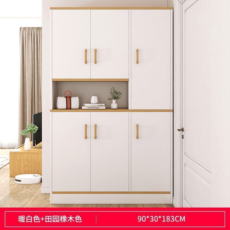 鞋柜家用门口玄关柜北欧风储物柜轻奢进门入户大容量简约现代鞋架|undefined