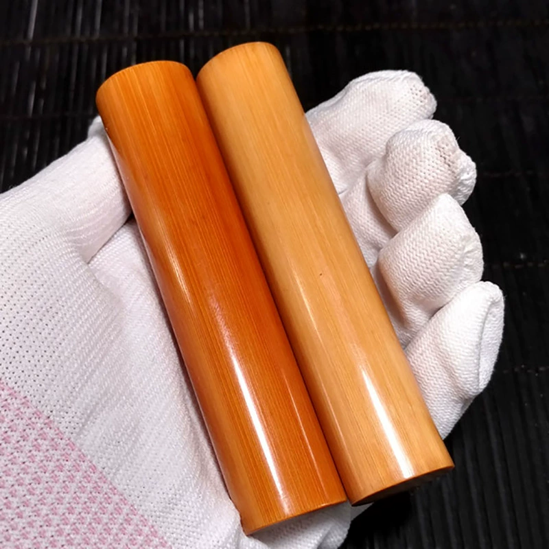 Finished solid bamboo full solid high-density old Yuzhu original bamboo carving material bamboo handle pieces natural quality handle material