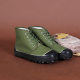 High-top release shoes men's rubber shoes in stock supply site breathable cotton labor protection shoes men's and women's nail farmland shoes
