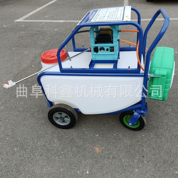 科鑫品牌75升手推电动打药机果园大棚移动式喷雾器社区防疫消毒机