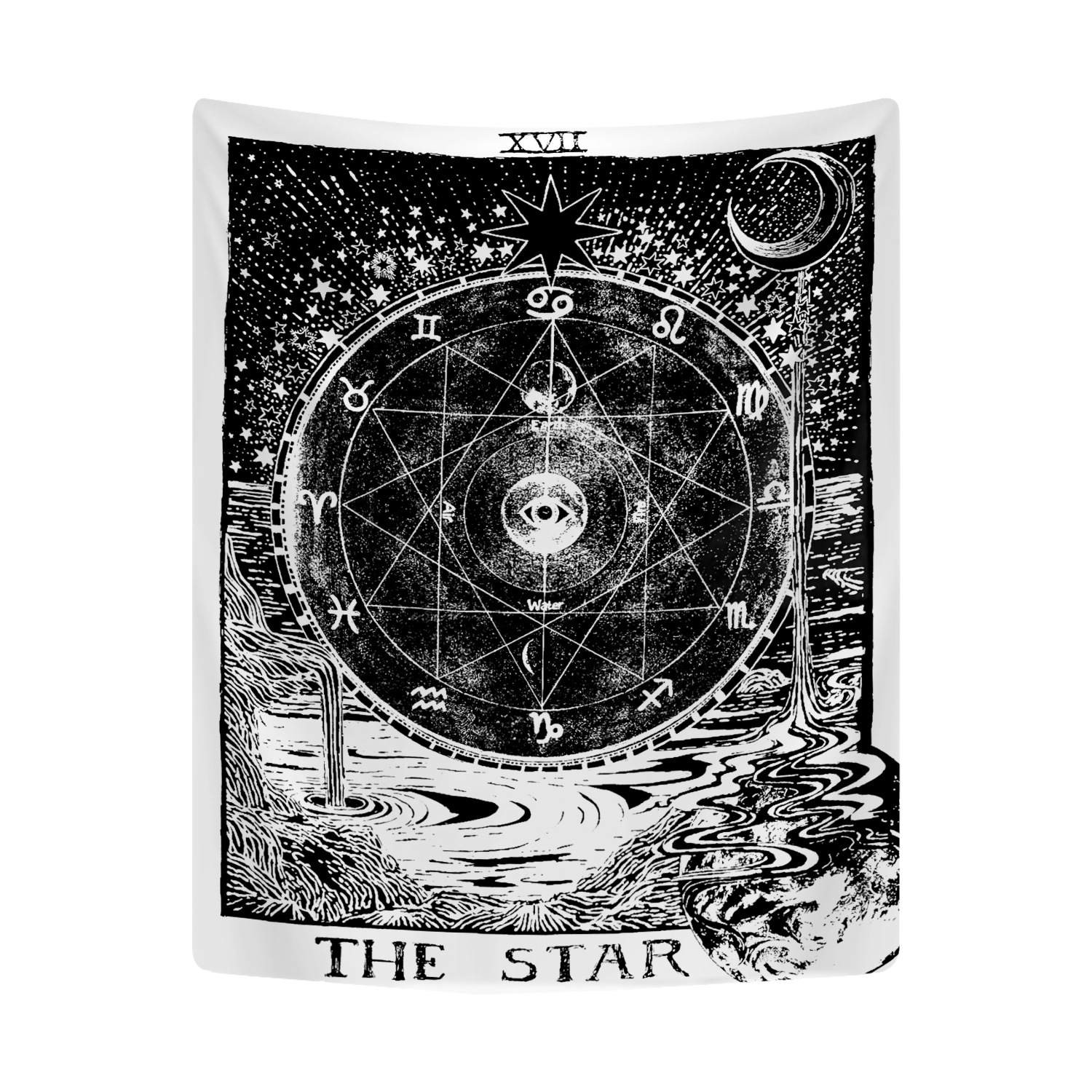 Hanging clo Tarot brand Bohemian couple skeleton background wall clo decorative tapestry embrace home background_voghion.com