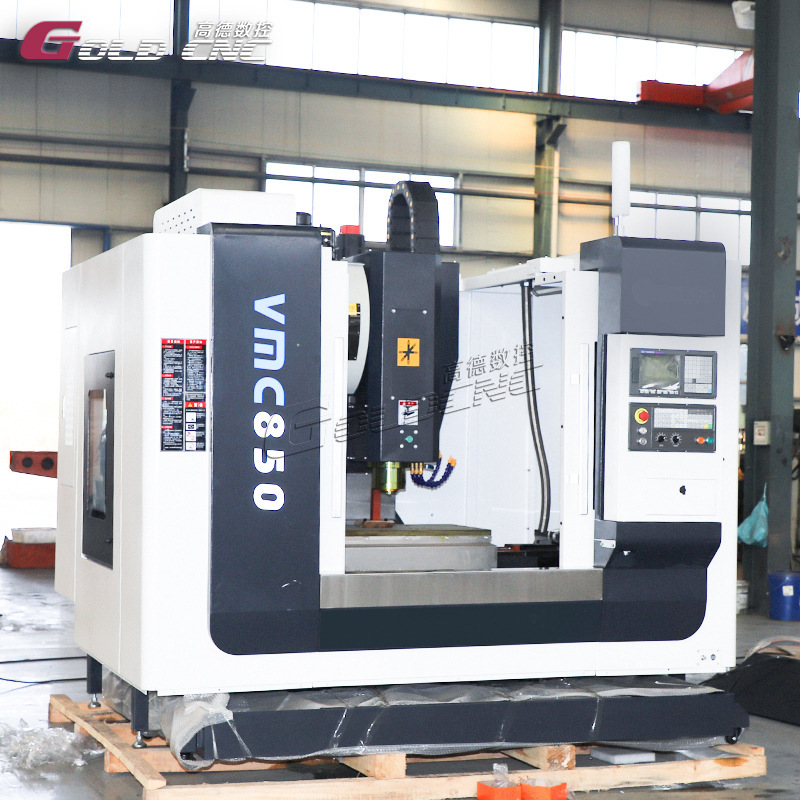 Vmc850 Vertical Machining Center Cnc Milling Machine with Three-Axis Linkage and 24t Tool Magazine for Aluminum Alloy Mold Processing