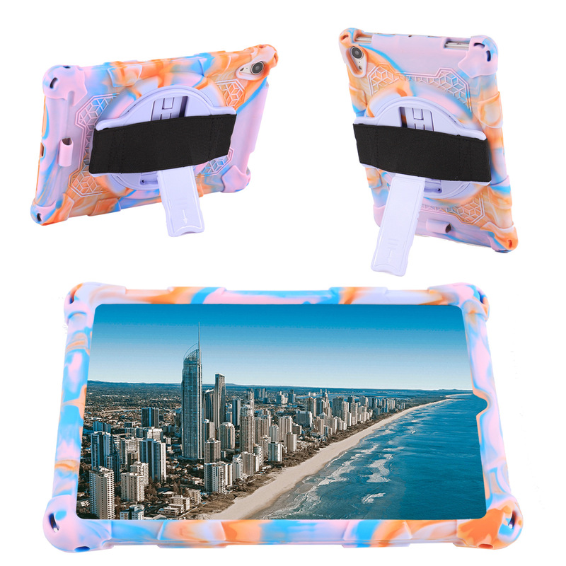 2021 New ipad protective case ipadmini6 protective case with Pen slot mini6 rotating bracket silicone leather case