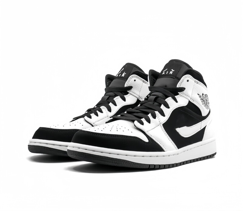 莆田純正 AJ1 ミッドトップバスケットボールシューズスモークグレーアイスブルーユニセックススポーツシューズトレンディな多用途ハイバージョンジョー 1|undefined