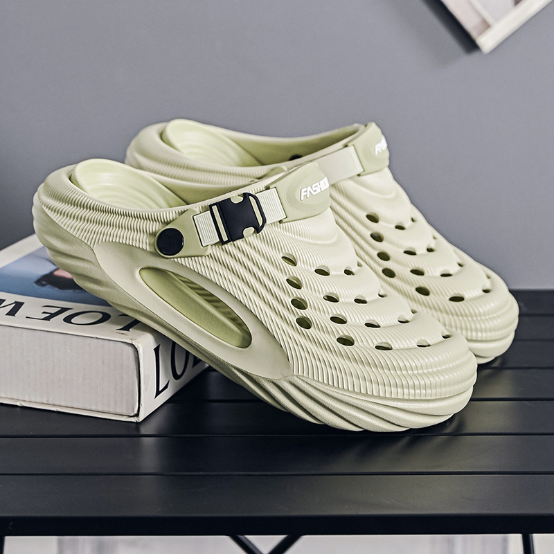 Zapatillas transfronterizas para hombres que conducen en verano, zapatos de doble propósito, zapatos de suela suave para usar sandalias casuales al aire libre