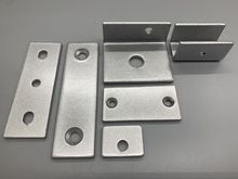 铁片冲孔钻孔扩孔折弯沉孔圆角冲压加工定制冲床不锈钢多工位冲压