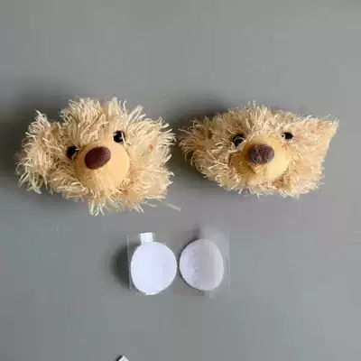 Plush cartoon doll helmet accessory, Motosiklet dəbilqələri - violent-bear-curly-hair