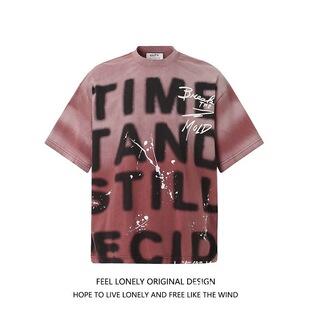 Feel lonely ���^vintage���fˮϴ��Ⱦ������С���OӋ��ӡ��T���l